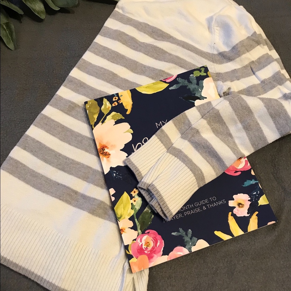 A new Day striped crew neck sweater